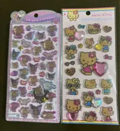 サンリオ　うるちゅるポップシール 日焼けサンリオ　キラキララインストーン　キティ