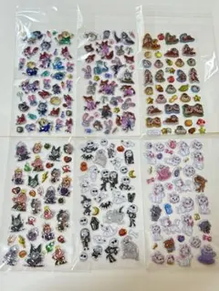 ディズニーキャラクタープチドロップ・うるちゅるPOPシール 6種set