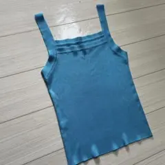 ニットキャミソールタンクトップ ノースリーブ インナー 日本製