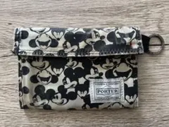 PORTER BEAMS BOY ミッキー 二つ折り財布 トリプルネーム - メルカリ
