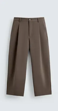 ZARA リラックスフィットプリーツパンツ　EU36 　新品未使用　今季新作