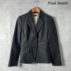 Paul Smith 裏地ストライプ 黒 2B テーラードジャケット R43