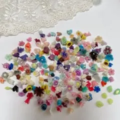 ※訳 2 ハンドメイド　ミニチュア　花　まとめて　デコ　パーツ　小花　フラワー