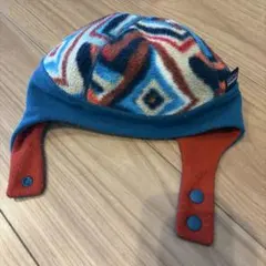 patagonia フリースニット帽 耳あて付き　　6-12M