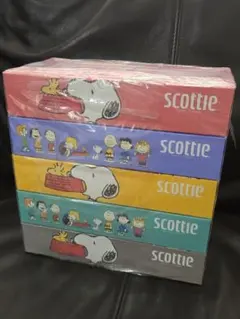 スコッティ ティッシュ スヌーピー コラボ 3箱×5 - メルカリ