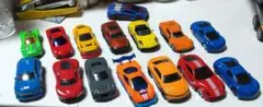 誕生日プレゼントに如何？トミカサイズ1/64スポーツカー風ミニカー15台セット