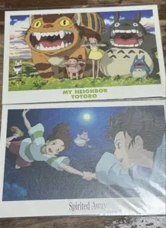スタジオジブリ ポストカード 2枚セット　千と千尋の神隠し　となりのトトロ