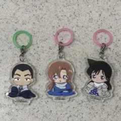 名探偵コナン ふらっとめじるしアクセサリー ちぢませ隊　3個セット