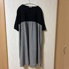 innoce 切り替えチュニック　半袖 チェック柄のサムネイル