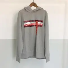 トミーヒルフィガー メンズ スウェット ロゴ パーカー グレー Mサイズ
