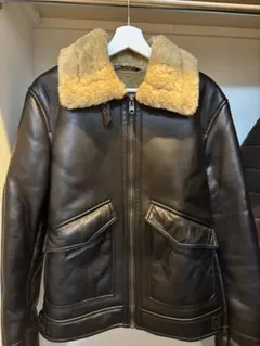 ZARA フェイクレザーファージャケット　S