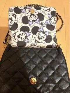 ディズニーリゾート ハロウィン ミニー 猫耳 キルティング ショルダーバッグ