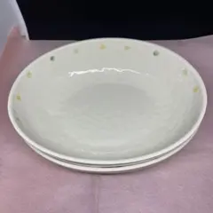 陶器の楕円形ボウル 2個セット