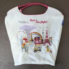 JAL 機内販売 ボールアンドチェーン エコバッグ