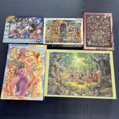 ディズニー ジグソーパズル パズル 18点 まとめ売 総額4万円以上 値段