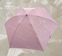 ８月お値下げ可能⭐︎ アナスイ　総バレリーナ柄　軽量　折り畳み 傘 パープルのサムネイル