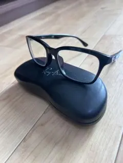 Ray-Ban ブラックフレーム 伊達メガネ ケース付き