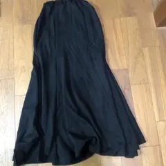 PUDDING ブラック マーメイドロングスカート