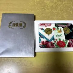 FEILER 花柄 ハンカチ ギフトボックス入り　2枚セット