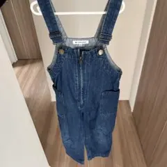 GLOBAL WORK デニムオーバーオール 100