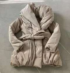 EGOISTベージュダウンコート定価17640円タグ付き