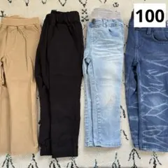 しまむら 長ズボンパンツ まとめ売り100 男の子 保育園着 おしゃれベージュ