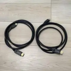 ディスプレイポート to HDMIケーブル 2本セット(1.8m)