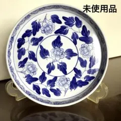香蘭社 藍染 カトレア 大皿 食器 青い花柄 30cm - メルカリ