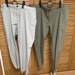 UNIQLO スラックス 2本セット 3XLのサムネイル