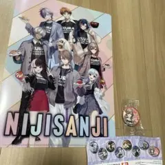 にじさんじ　くら寿司　びっくらポン缶バッジ&クリアファイル