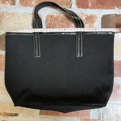 黒 ミニ トートバッグ 新品 ブラック シンプル 新生活 カジュアル サブバッグ