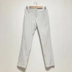 【コムサ】フェリシモ カジュアルパンツ アイボリー系 M シンプル カジュアルのサムネイル
