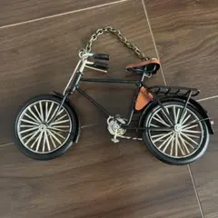 ミニチュア自転車 黒/オレンジ