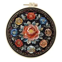 刺繍キット 刺繍アート 花柄 インテリア 壁掛け 雑貨 立体 ハンドメイド 趣味