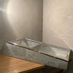 昭和レトロ 卓上ショーケース ブリキ 店舗什器 PTA完全出し子 駄菓子屋 昭和レトロ 卓上ショーケース ブリキ 店舗什器 PTA完全出し子 駄菓子屋