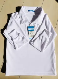 トンボ　ホワイト体操服 ジップアップ