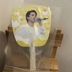 BTS ジミンうちわ イエロー