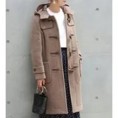 美品▲ロンドントラディション×ジャーナルスタンダード別注//ダッフルコート 茶色
