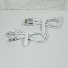 ⭐︎新品⭐︎USB-C & USB-C ケーブル 絡まないケーブル 1m 2本