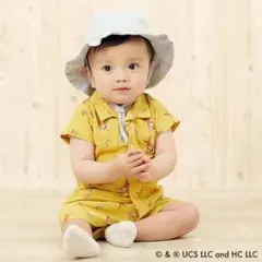 プティマイン　セットアップ　甚平　お祭り　半袖　ポロシャツ　半ズボン　パンツ