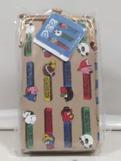 ★お値下げ中【新品】PEZ ウォレット付き スマホショルダー ポーチ 財布