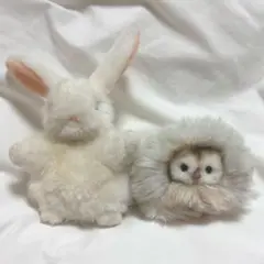 出品停止間近　MAY BLUE モンスイユ うさぎ　ふくろう　日本製