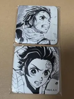 鬼滅の刃 ダイニング スクエア缶バッジ 竈門炭治郎 手鬼 - メルカリ