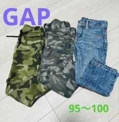 【GAP】ボトムス　パンツ　ズボン　3点セット　迷彩　デニム　2歳