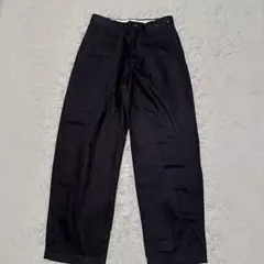 24年モデル UNIQLO　ワイドフィットチノ　ブラック　W73cm