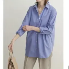 アーバンリサーチドアーズ コットンレギュラーカラーオーバーシャツ