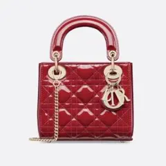 【ChristianDior】LADY DIORバッグミニ/レディディオールミニ