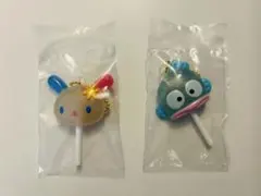 カラフルキャンディチャーム　ウサハナとハンギョドンのセット