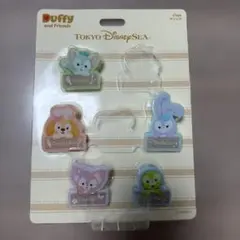 ディズニーシー　ダッフィー＆フレンズ　クリップセット