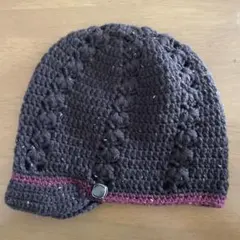 ハンドメイド　ニット帽